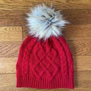 J.Crew red beanie